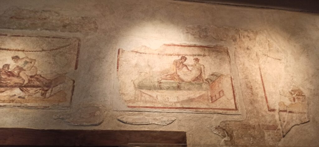 Lupanar ciudad de Pompeya. Lupanar