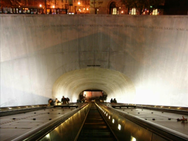 entrada al metro de Washington Washington DC suele ser un destino secundario
