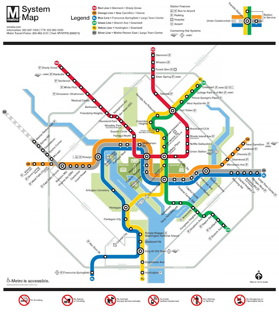 plano metro whasington Washington DC suele ser un destino secundario