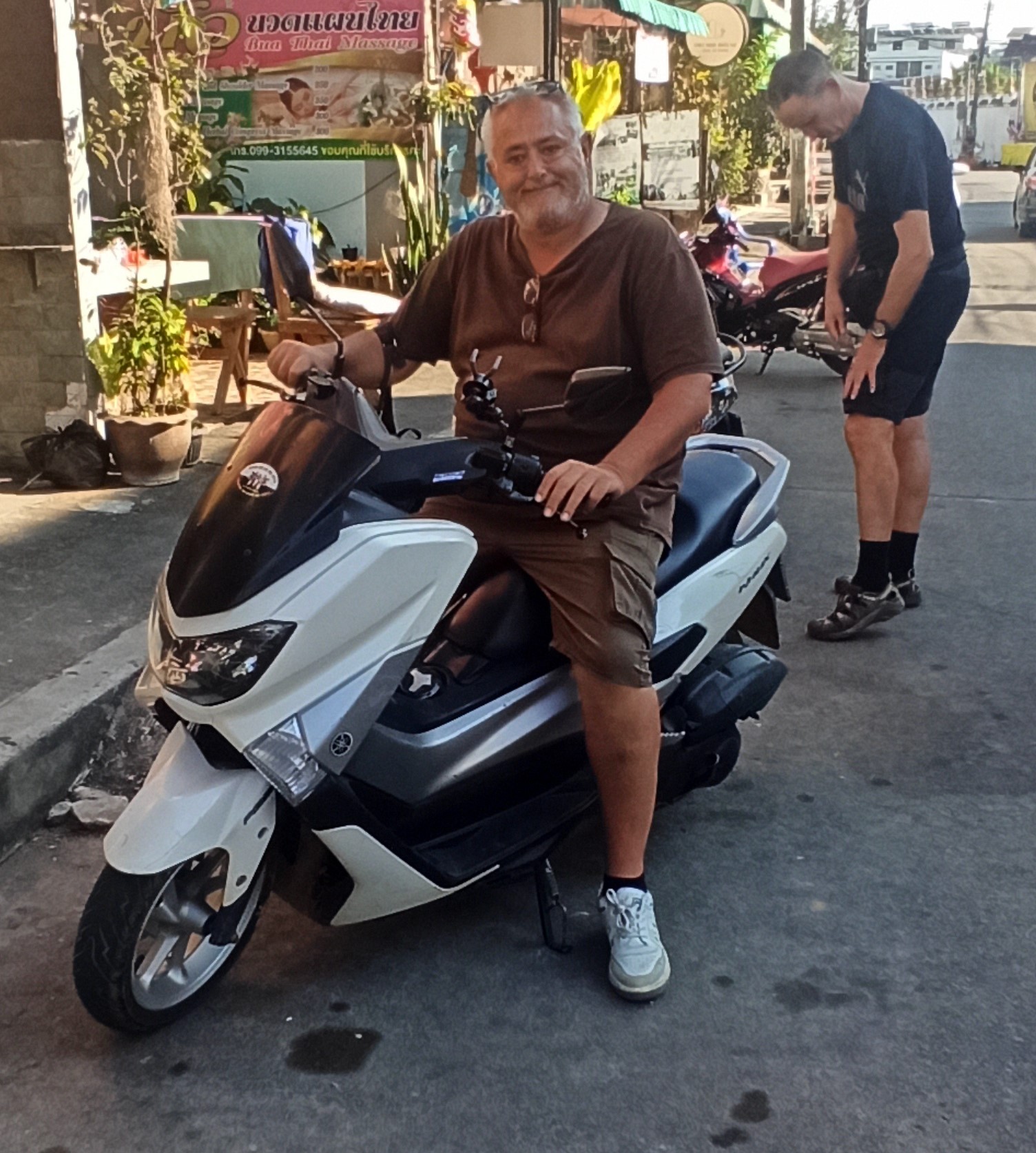 la Libertad con una Moto