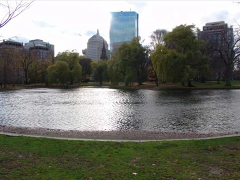 Common park en el centro de Boston
