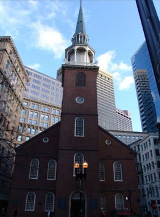 old meeting house en Boston