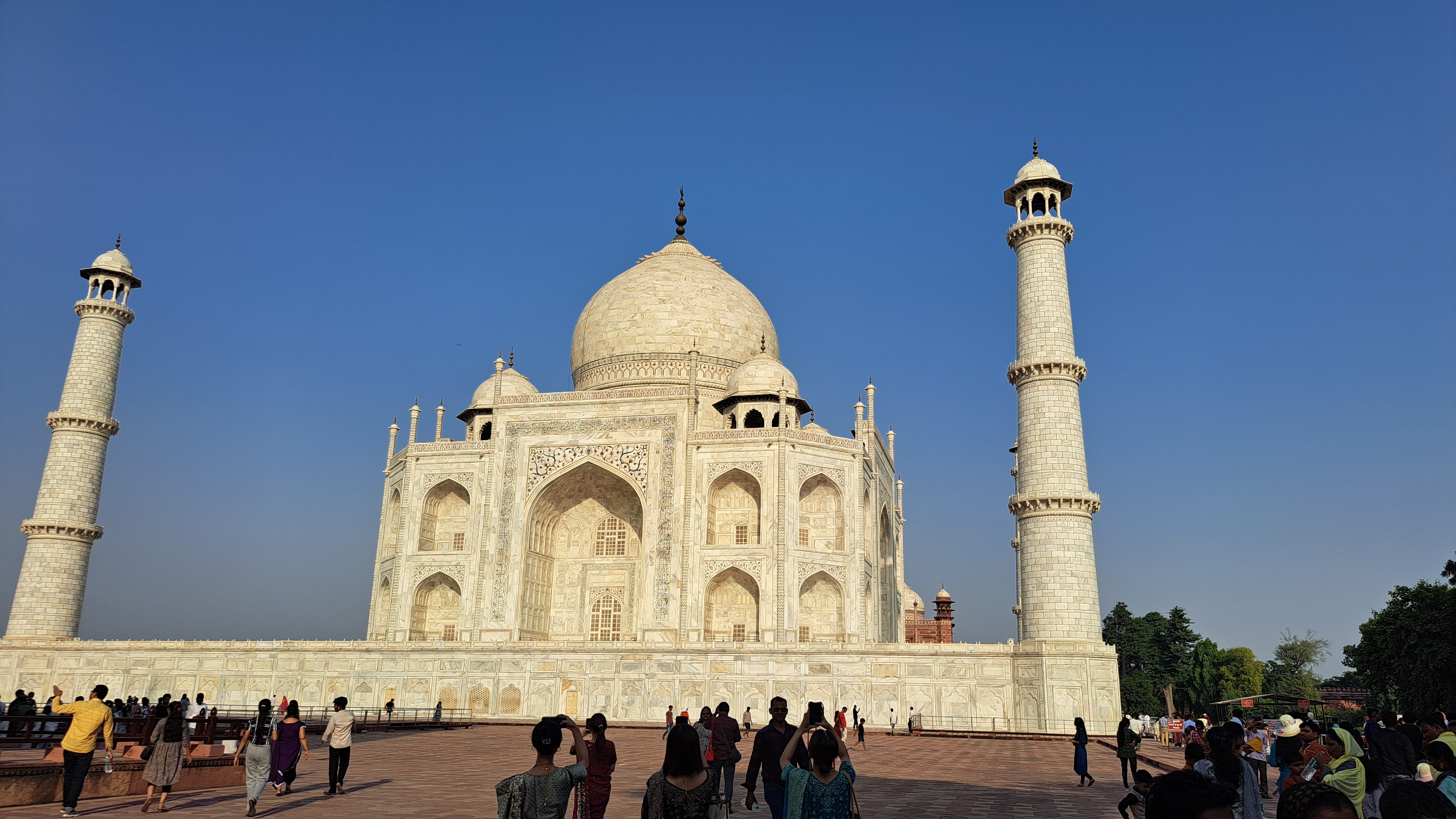la visita al Taj Mahal
