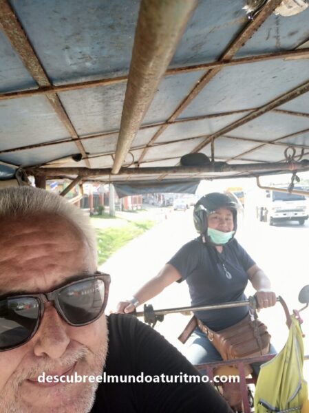 Tuk tuk en Sukhothai