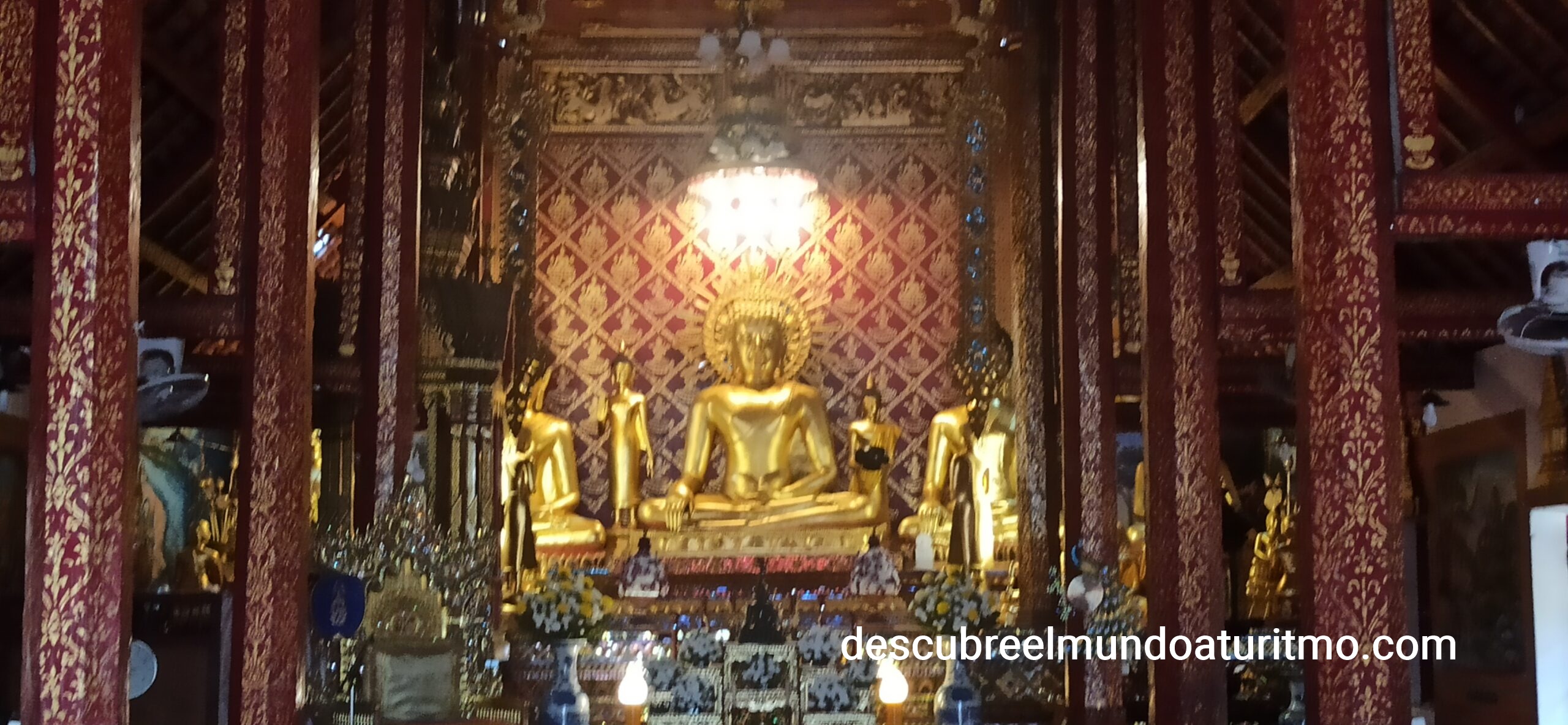 La visita a Chiang Rai. Wat Phra Singha La visita a Chiang Rai. Wat Phra Singha