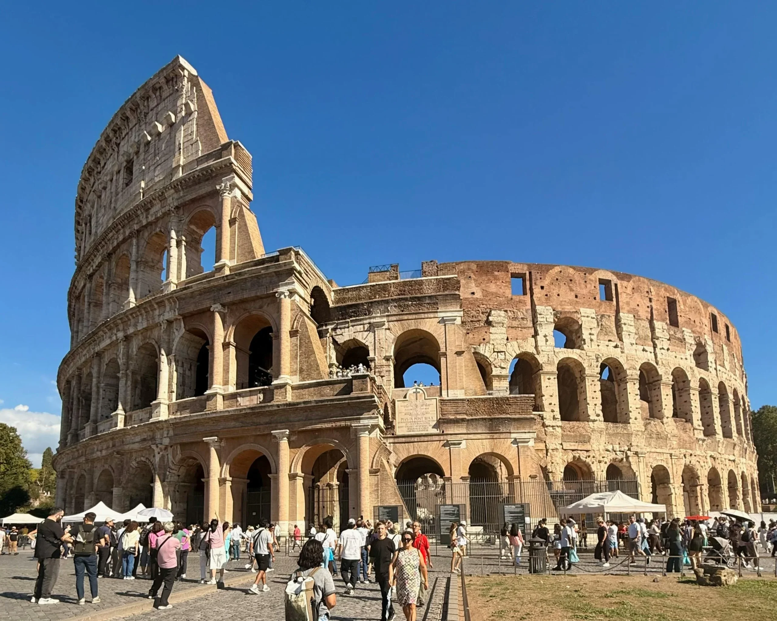 llegando al coliseum