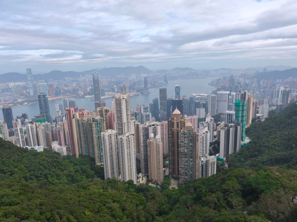 Vistas desde el Victoria Peak, Hong Kong