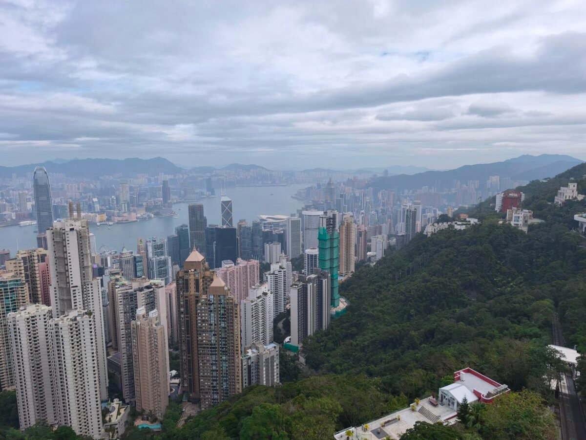Vistas desde cuarta planta Vistas gratuitas desde la cuarta planta del centro comercial del Peak